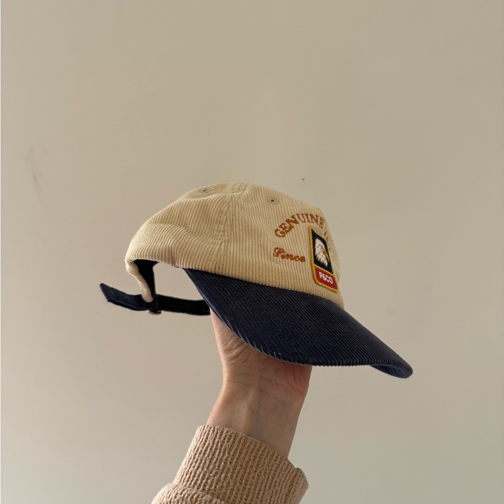 P&Co Cream and Black Men's Hat - Picture 2 of 3